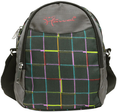 

Hawai Men & Women Casual Grey Polyester Sling Bag
