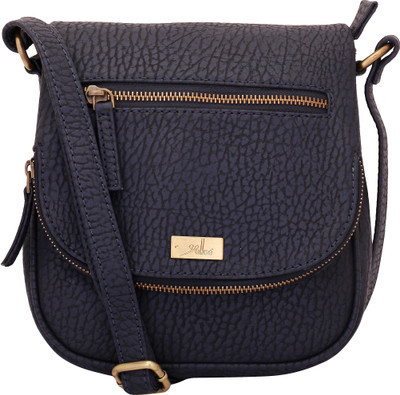 

Yelloe Women Blue PU Sling Bag