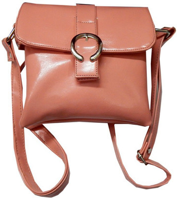 

Navaksha Women Pink PU Sling Bag