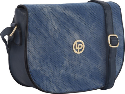 

Lino Perros Women Casual Blue Leatherette Sling Bag