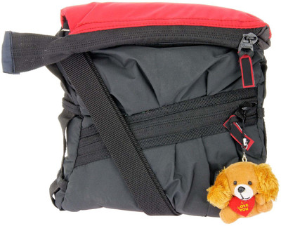 

JG Shoppe Women Casual Red Polyester Sling Bag