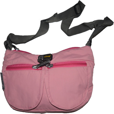 

Viras Girls Casual Pink PU Sling Bag