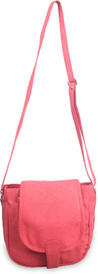 

NFI Women Casual Pink Leatherette Sling Bag