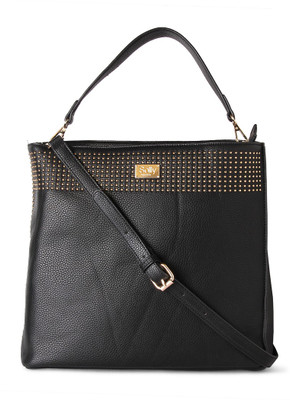 

Allen Solly Women Black Leatherette Sling Bag