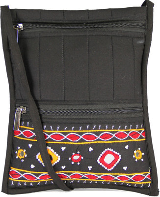 

Womens Cottage Women Casual Multicolor Cotton Sling Bag