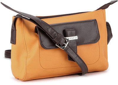 

Caprese Women Casual Brown, Orange Sling Bag