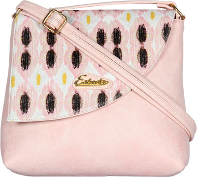 

Esbeda Women Casual Pink PU Sling Bag