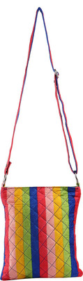 

Voaka Girls Casual Multicolor Velvet Sling Bag