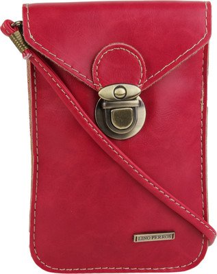 

Lino Perros Women Casual Pink Leatherette Sling Bag