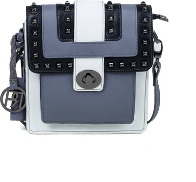 

Phive Rivers Women Casual Blue, White Genuine Leather Sling Bag