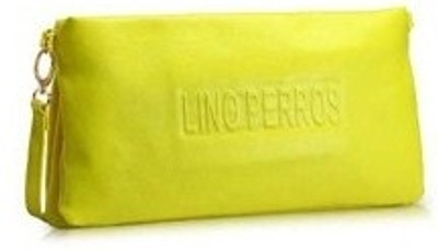

Lino Perros Women Casual Yellow PU Sling Bag