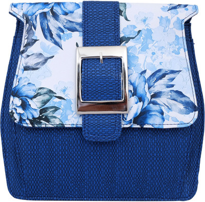 

Super Drool Women Casual Blue PU Sling Bag