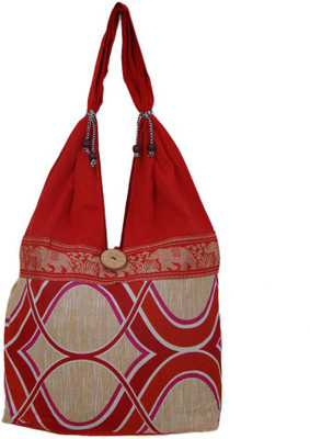 

The Living Craft Women Casual Multicolor Cotton Shoulder Bag