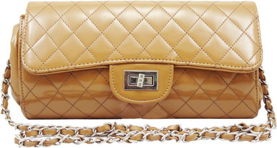 

Hi Look Women Casual Brown PU Sling Bag