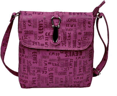 

Hawai Women Casual Purple PU Sling Bag