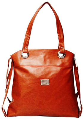 

Giant Roots Women Casual Brown Leatherette Shoulder Bag