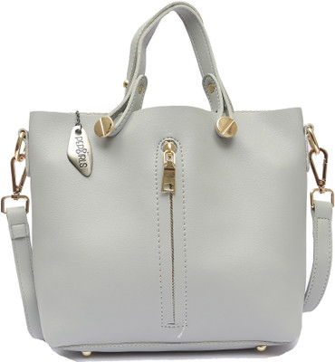 

Pepgirls Girls Casual Beige Leatherette Hand-held Bag