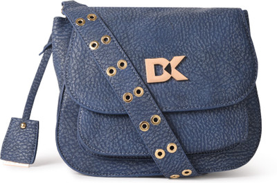 

Diana Korr Women Casual Blue PU Sling Bag