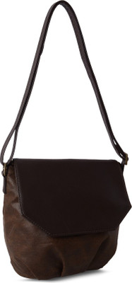 

Baggit Women Casual Brown Rexine Sling Bag
