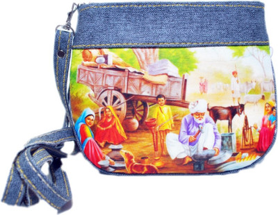 

FAVINO Girls Casual Grey Rexine Sling Bag
