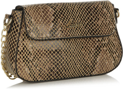 

Addons Women Casual Beige PU Sling Bag
