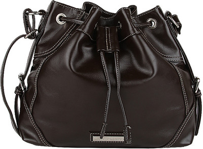 

Lino Perros Women Casual Brown PU Sling Bag