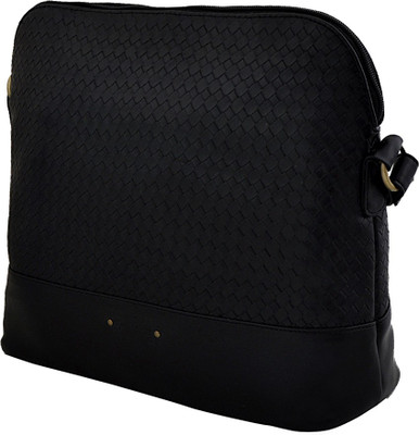 

Steller Women Black PU Sling Bag