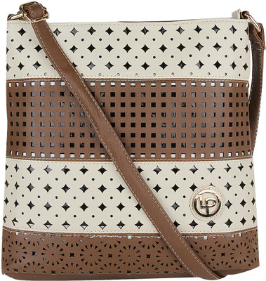 

Lino Perros Women Casual Brown Leatherette Sling Bag
