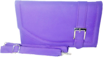 

Belle Girls Casual Purple PU Sling Bag