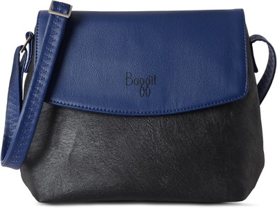

Baggit Women Casual Black PU Sling Bag