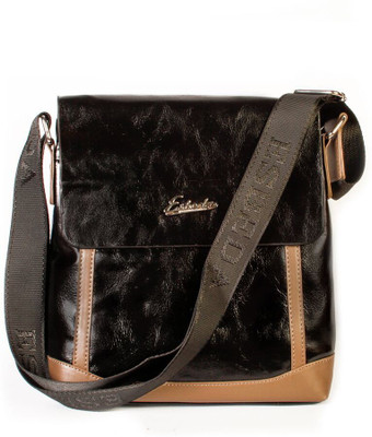 

Esbeda Men Formal Black PU Sling Bag