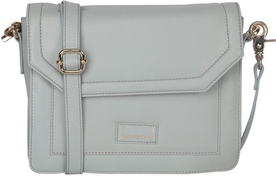 

Justanned Women Formal Blue Genuine Leather Sling Bag