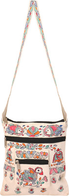 

iMithila Women Casual Multicolor Cotton Sling Bag