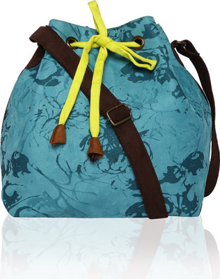 

Lost & Found Women Blue Velvet Sling Bag