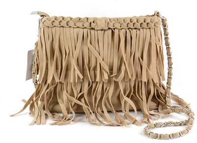 

1410 Women Casual Beige, Khaki PU Sling Bag