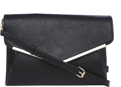 Vero Moda Women Formal Black PU Sling Bag