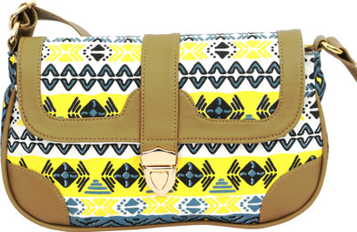 

Kanvas Katha Women Casual Multicolor Canvas Sling Bag