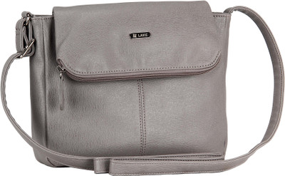 

Lavie Women Casual Grey Leatherette Sling Bag