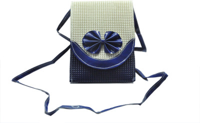 

Urban Street Women Casual Blue Genuine Leather Sling Bag