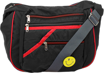 

JG Shoppe Women Casual Black Polyester Sling Bag