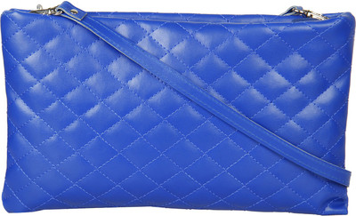 

Anekaant Women Casual Blue PU Sling Bag