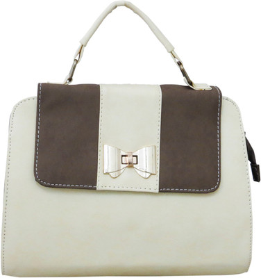 

Heels & Handles Women Casual White Leatherette Sling Bag