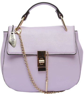 

Pepgirls Girls Evening/Party Purple Leatherette Sling Bag