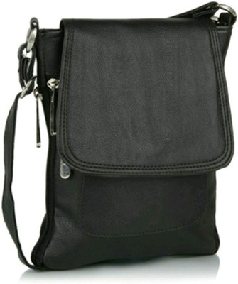 

Anas Women Casual Black PU Sling Bag