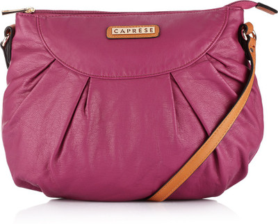 

Caprese Women Casual Pink Leatherette Sling Bag