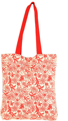 

Bag Factory Girls Casual Red, Blue Canvas Tote, Blue;red