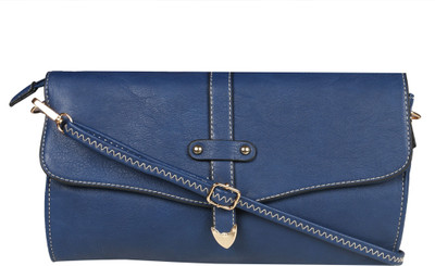 

Marie Girls Casual Blue Leatherette Sling Bag