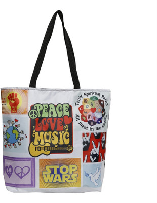 

Neev Girls Casual White Polyester Tote