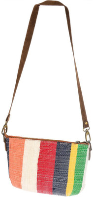 

Mankha Women Evening/Party Multicolor Canvas Sling Bag