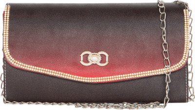 

MTE Girls Evening/Party Red Leatherette Sling Bag